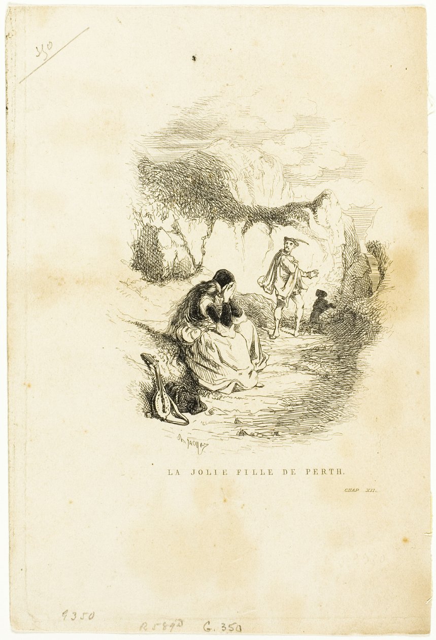 La chica bonita de Perth de Charles Emile Jacque