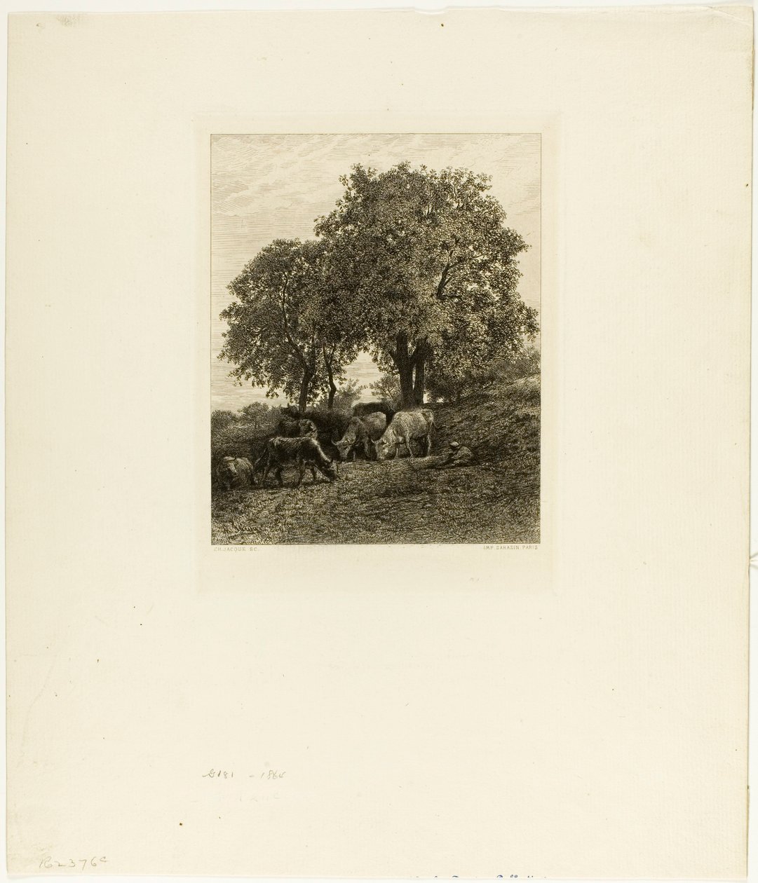 El Descanso de Charles Emile Jacque