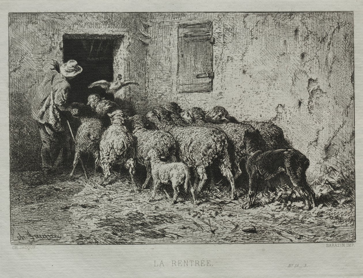 El regreso de Charles Emile Jacque