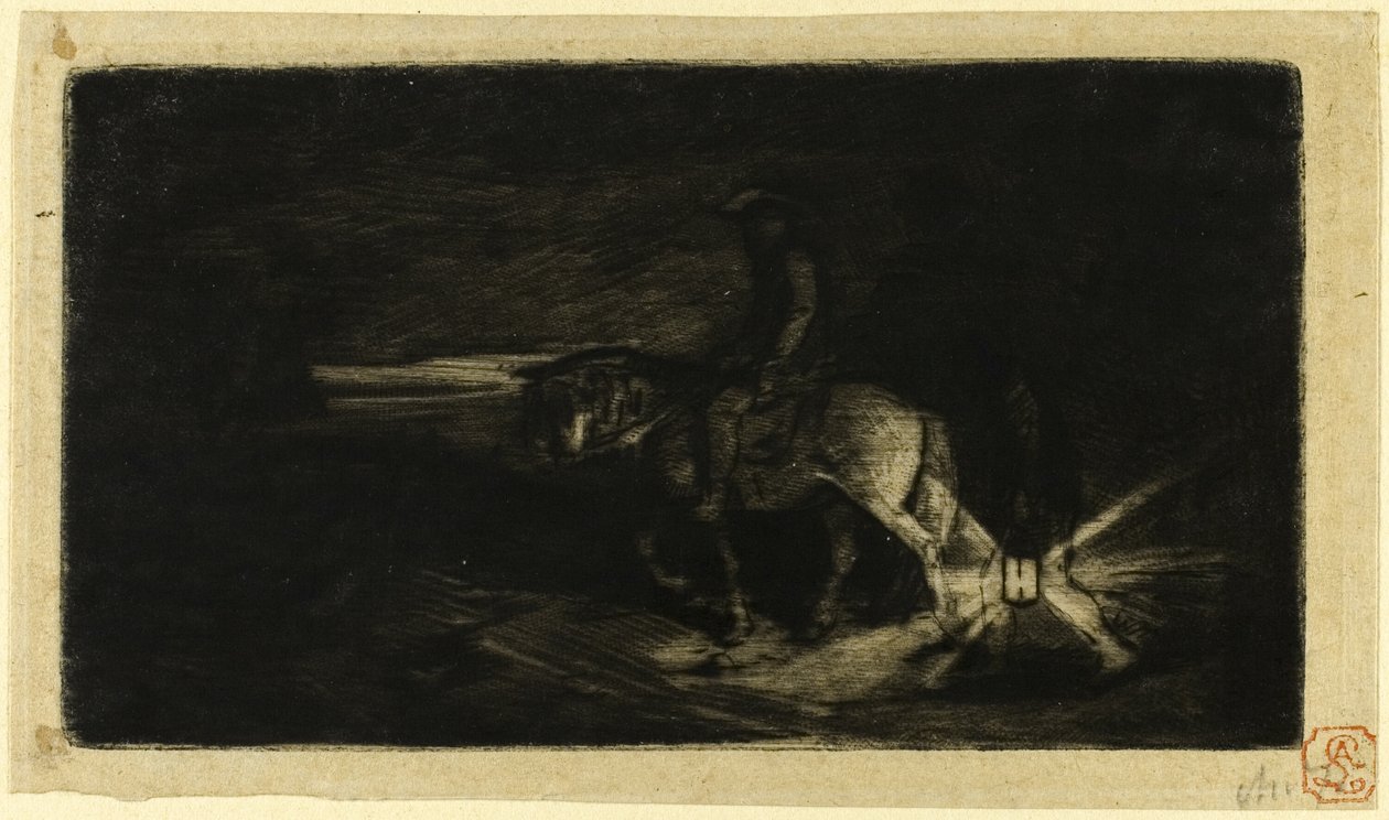 El jinete de Charles Emile Jacque