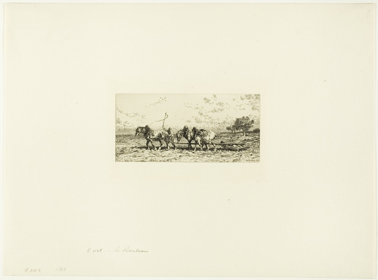 El rodillo de Charles Emile Jacque