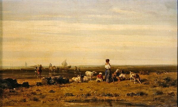 Parada junto al Mar de Charles Émile de Tournemine