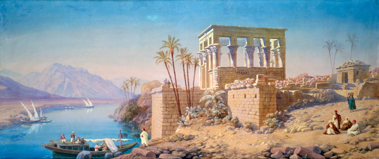 Philae, Egipto de Charles Émile de Tournemine
