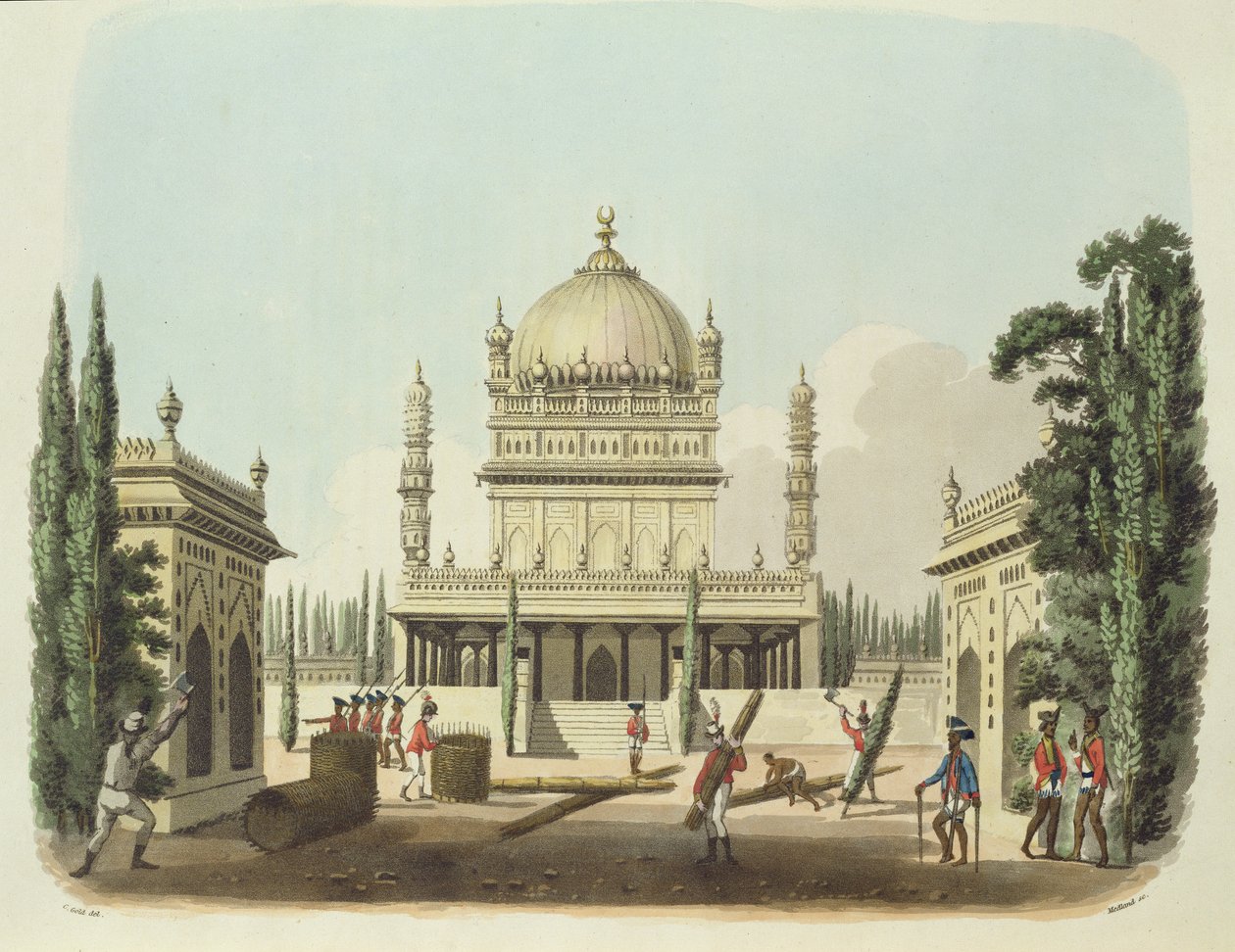 La tumba de Hyder Ali y Tippoo Sultan, lámina 49 de 