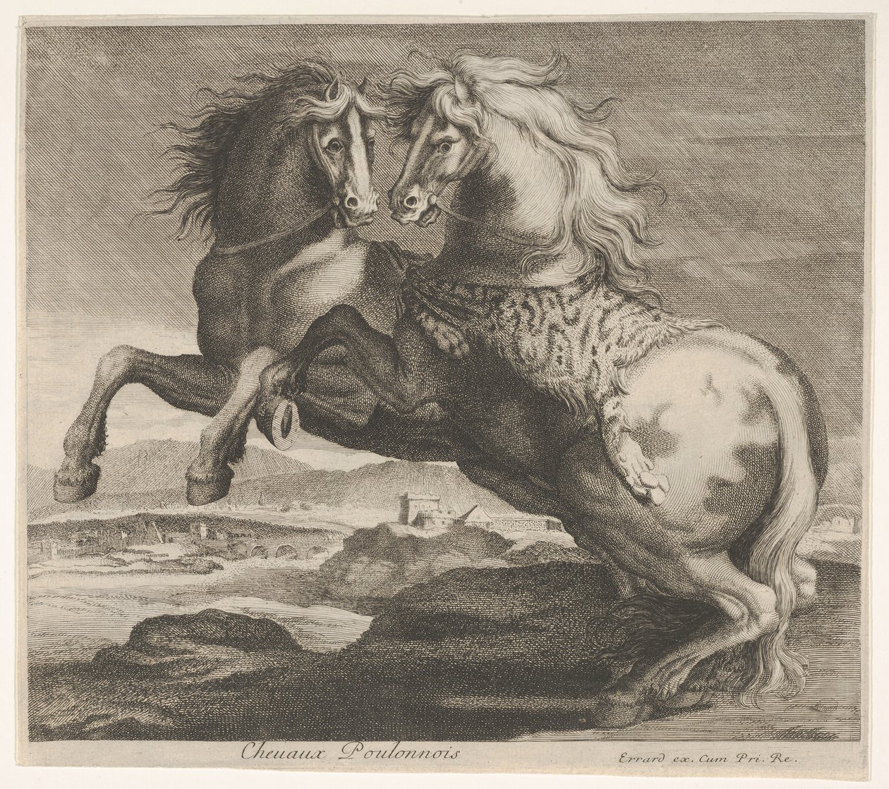 Caballos Poulonnois de Charles Errard le fils