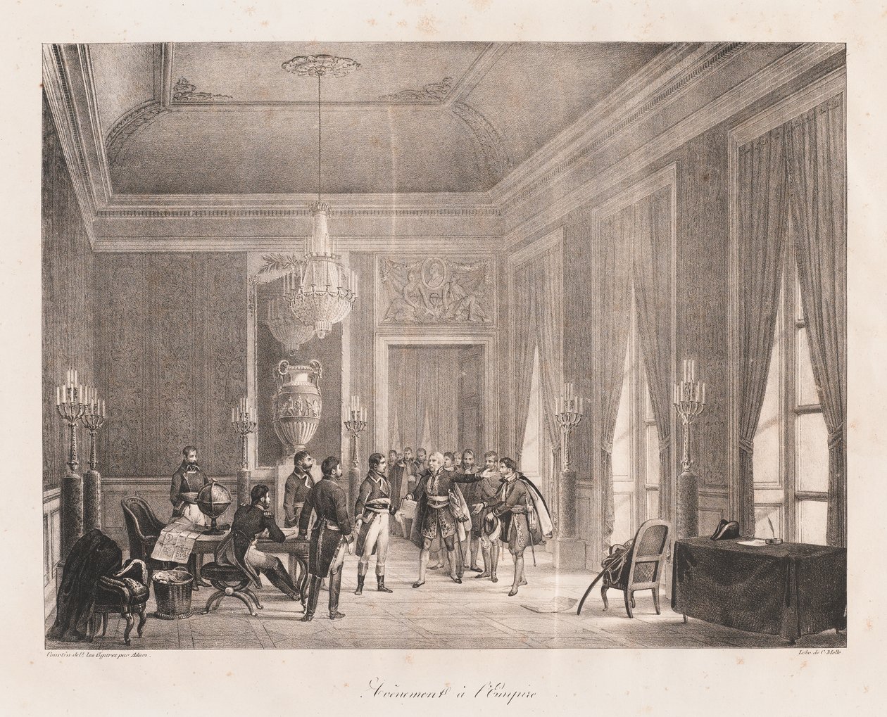 Inicio del Imperio, principios del siglo XIX de Charles Etienne Pierre Motte