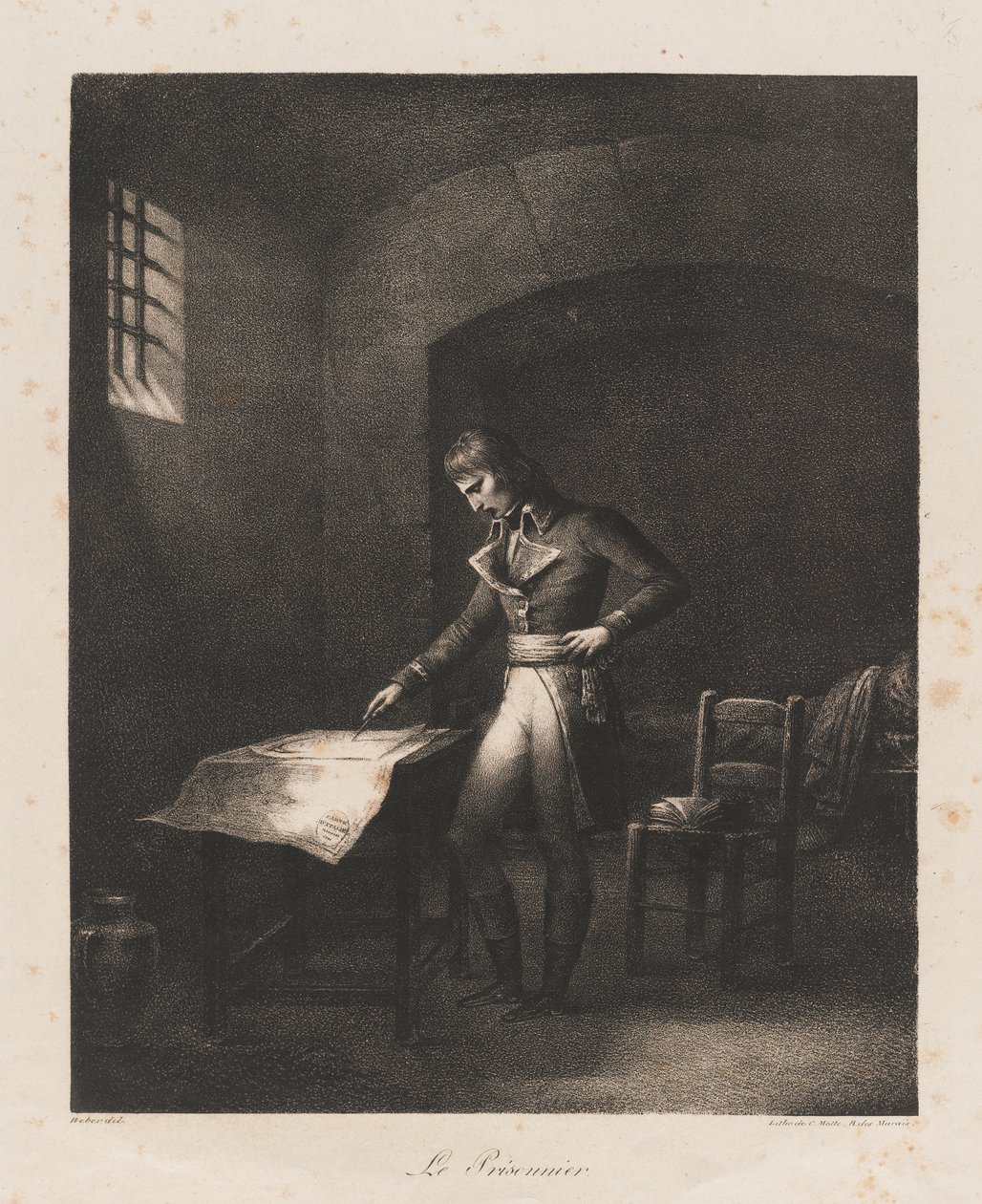 El Prisionero, principios del siglo XIX de Charles Etienne Pierre Motte