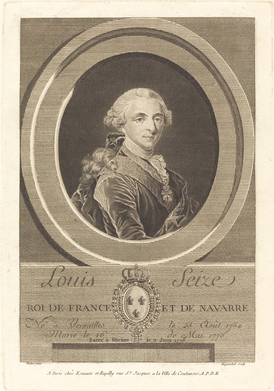 Luis XVI, Rey de Francia de Charles Eugene Duponchel