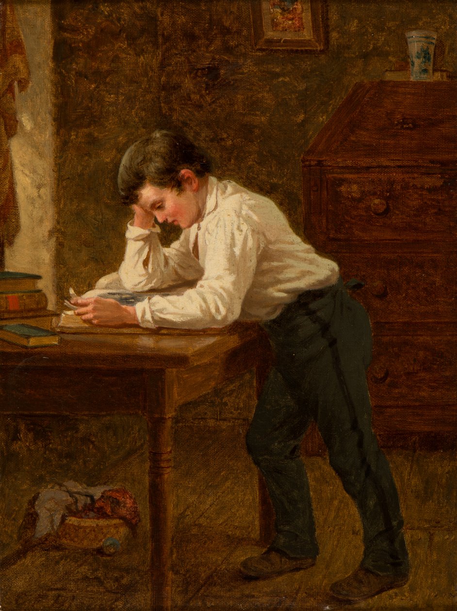 Pequeño leyendo de Charles F. Blauvelt