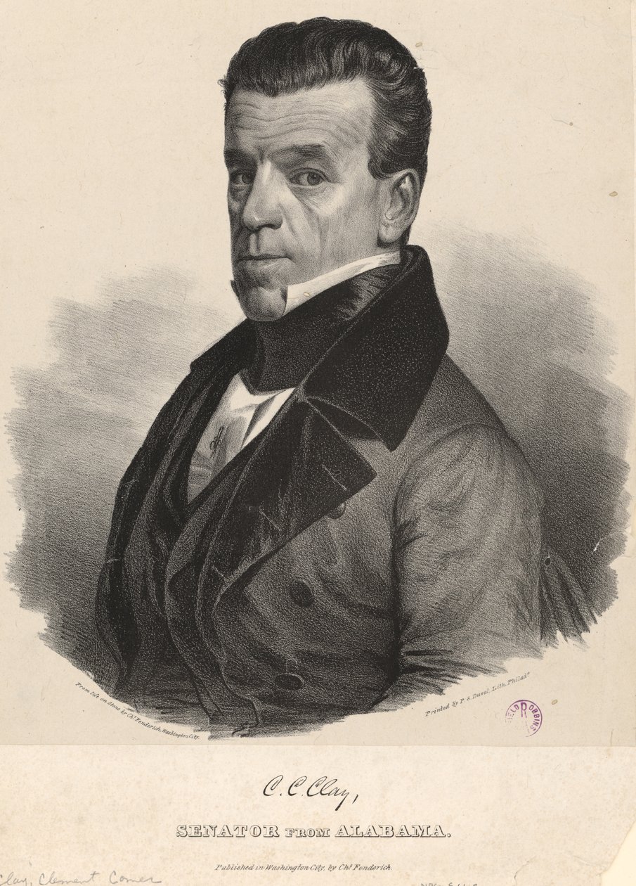 Clement Comer Clay de Charles Fenderich