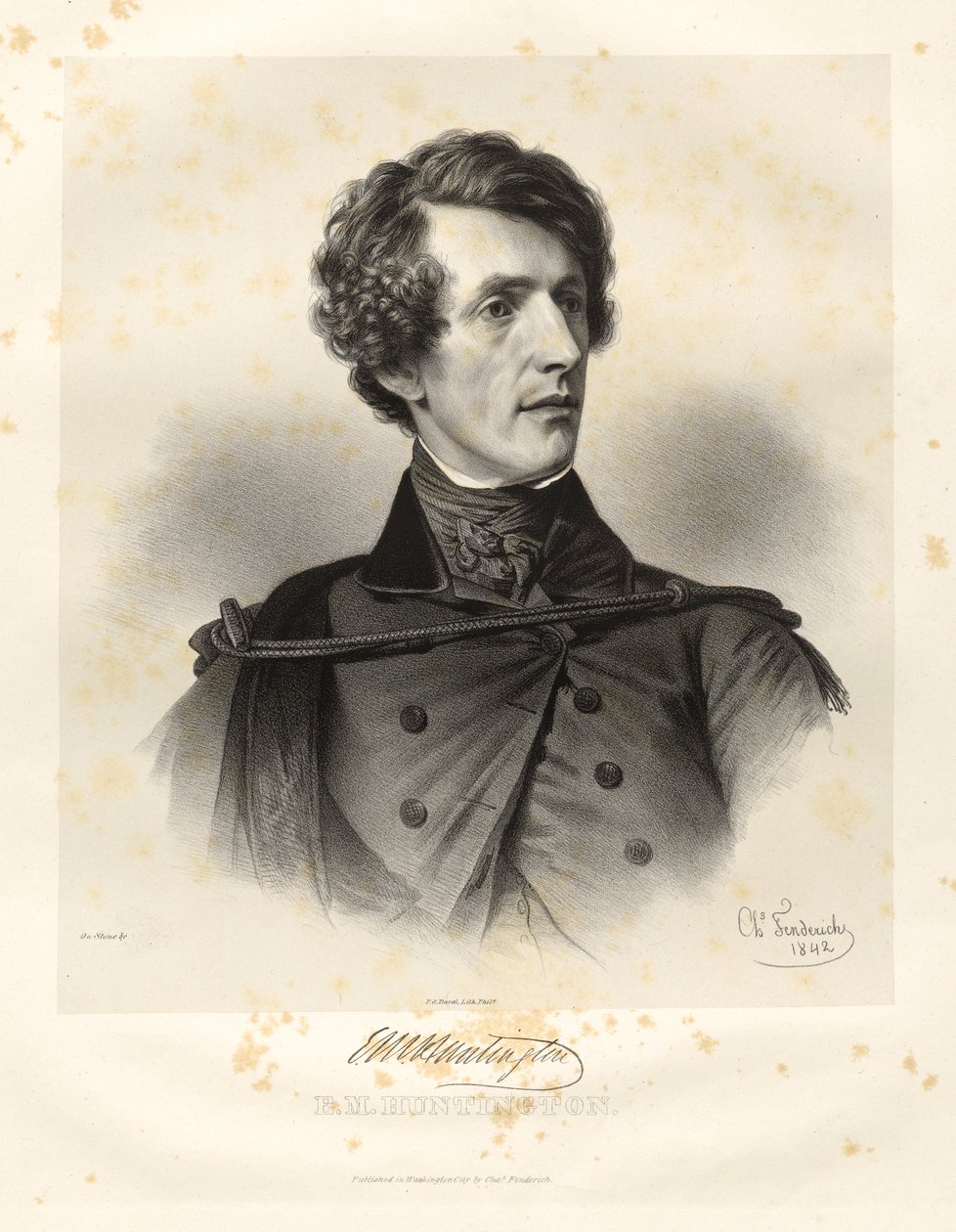Elisha Mills Huntington de Charles Fenderich
