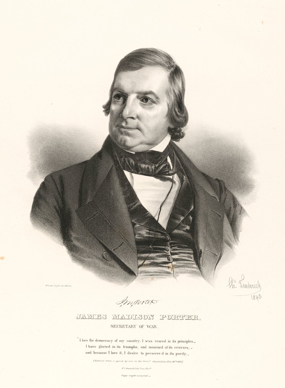 James Madison Porter de Charles Fenderich