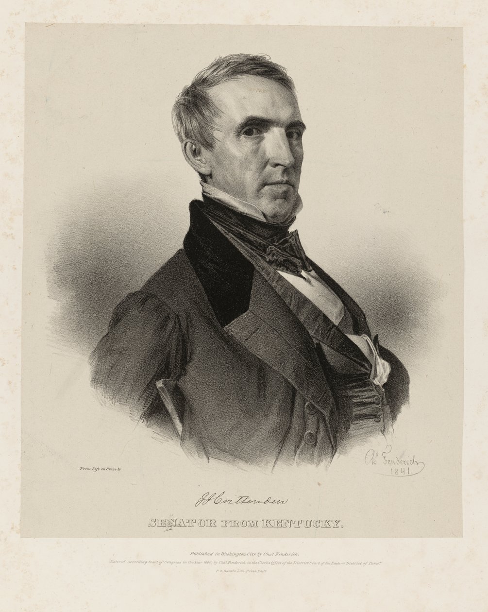 John Jordan Crittenden de Charles Fenderich