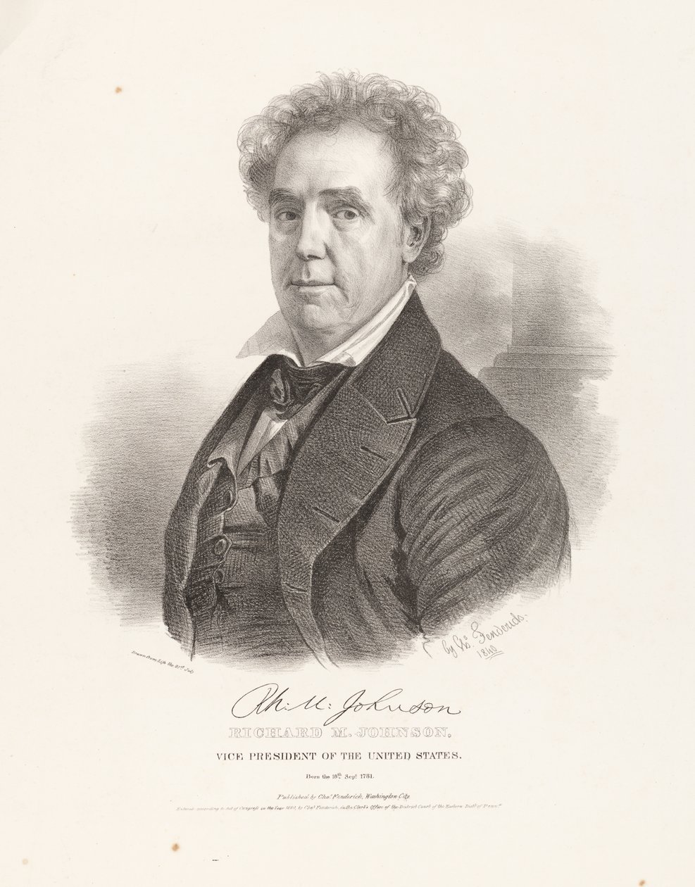 Richard Mentor Johnson de Charles Fenderich