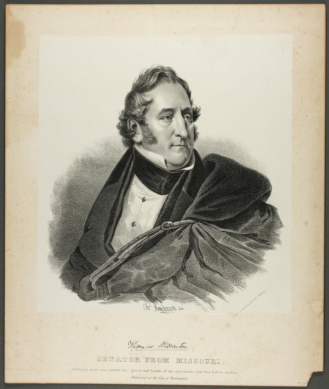 Thomas Benton, Senador de Missouri de Charles Fenderich