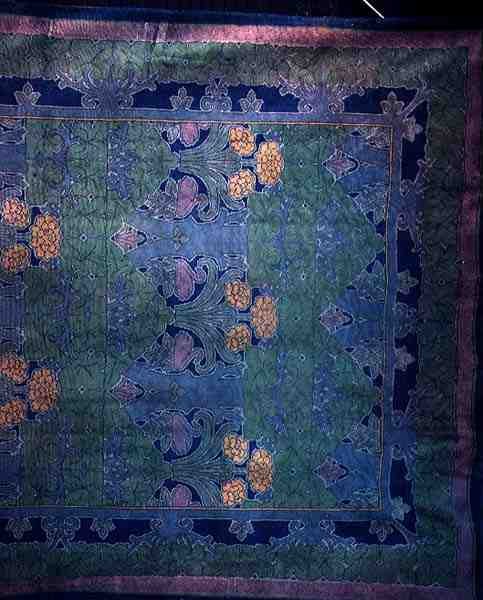 Alfombra de Donegal (detalle) de Charles Francis Annesley Voysey