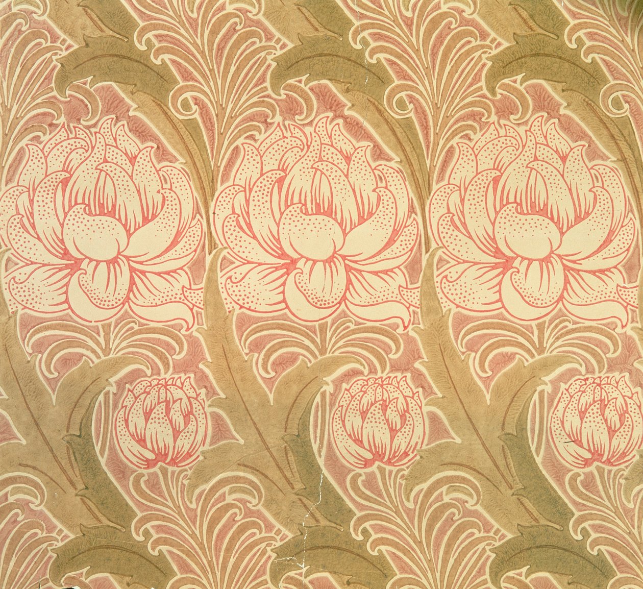 Papel pintado diseñado por Voysey, Victorian de Charles Francis Annesley Voysey
