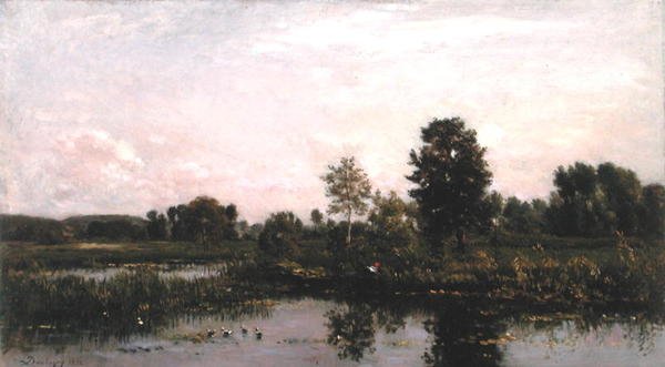 Una curva en el río Oise de Charles Francois Daubigny