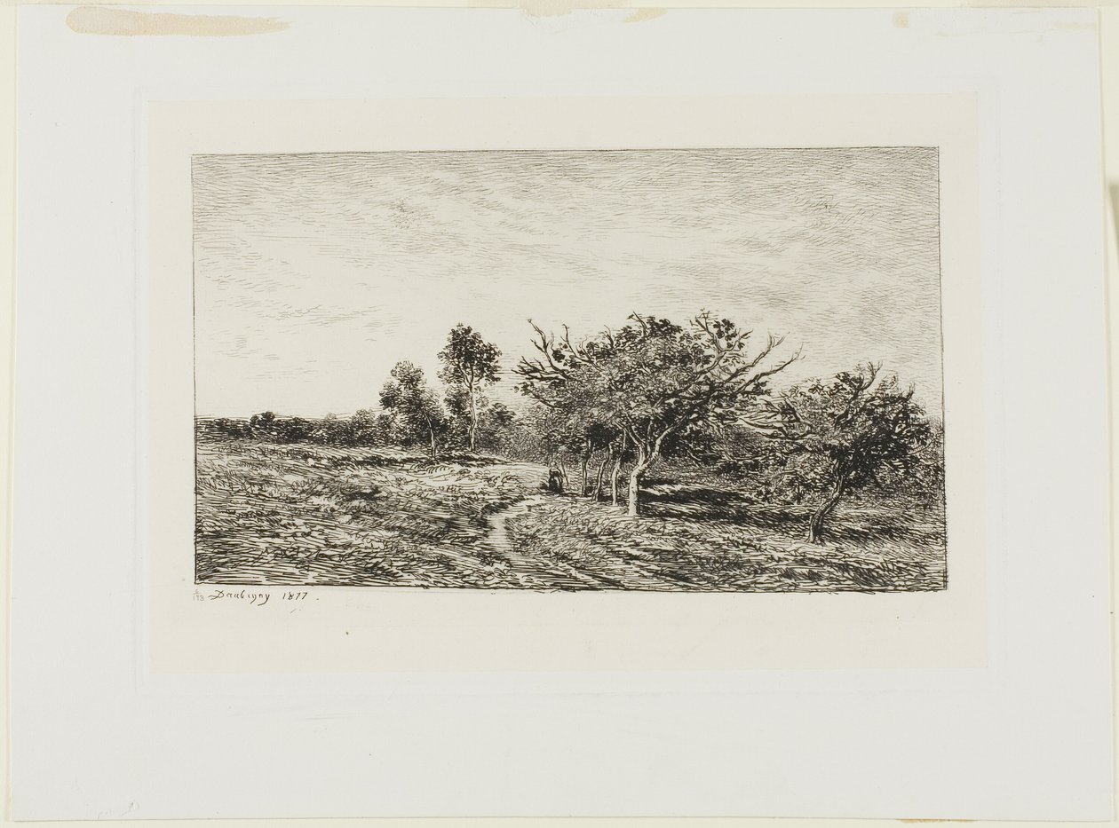 Manzanos en Auvers de Charles Francois Daubigny