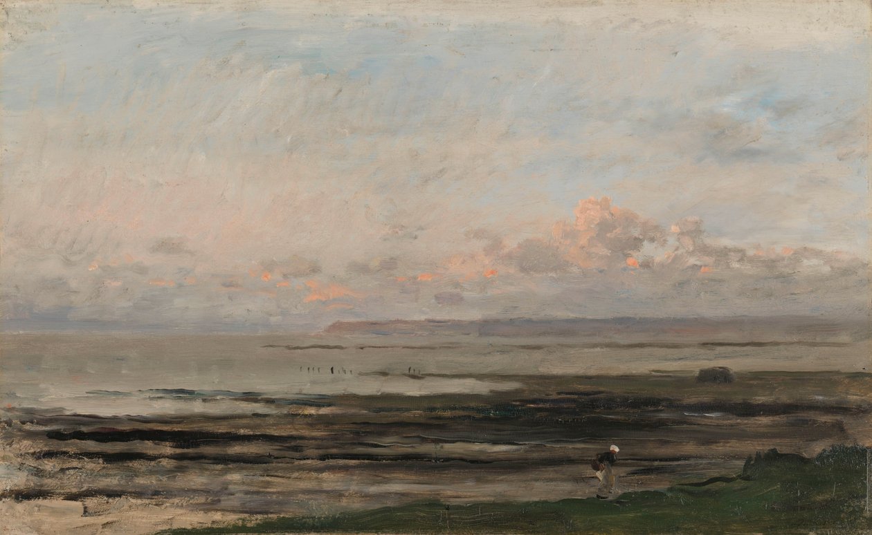 Playa en marea baja
Una playa en marea baja de Charles Francois Daubigny