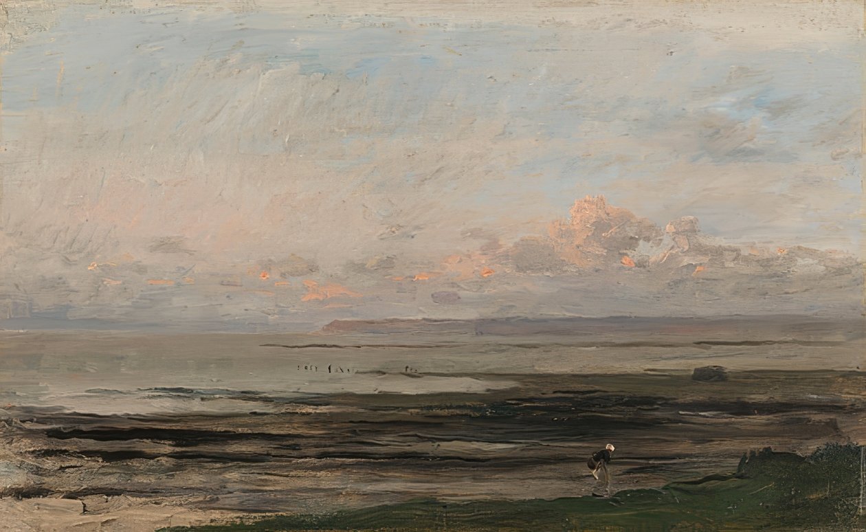 El Mar en Marea Baja de Charles Francois Daubigny