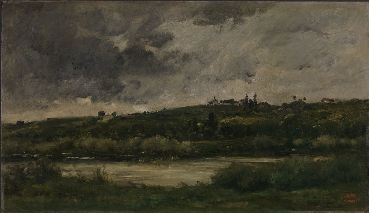 Paisaje fluvial de Charles Francois Daubigny