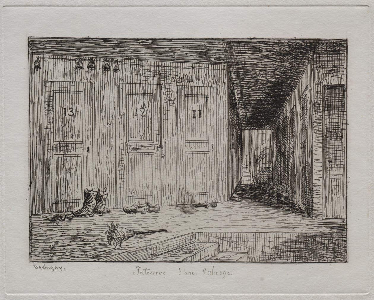 Interior of an Inn de Charles Francois Daubigny