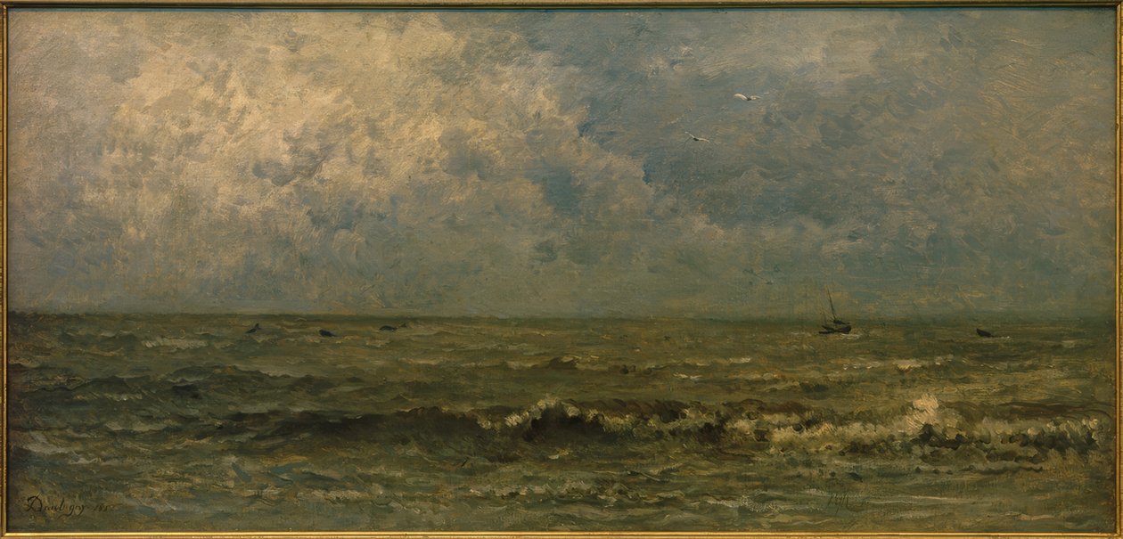 El mar, tiempo gris de Charles Francois Daubigny