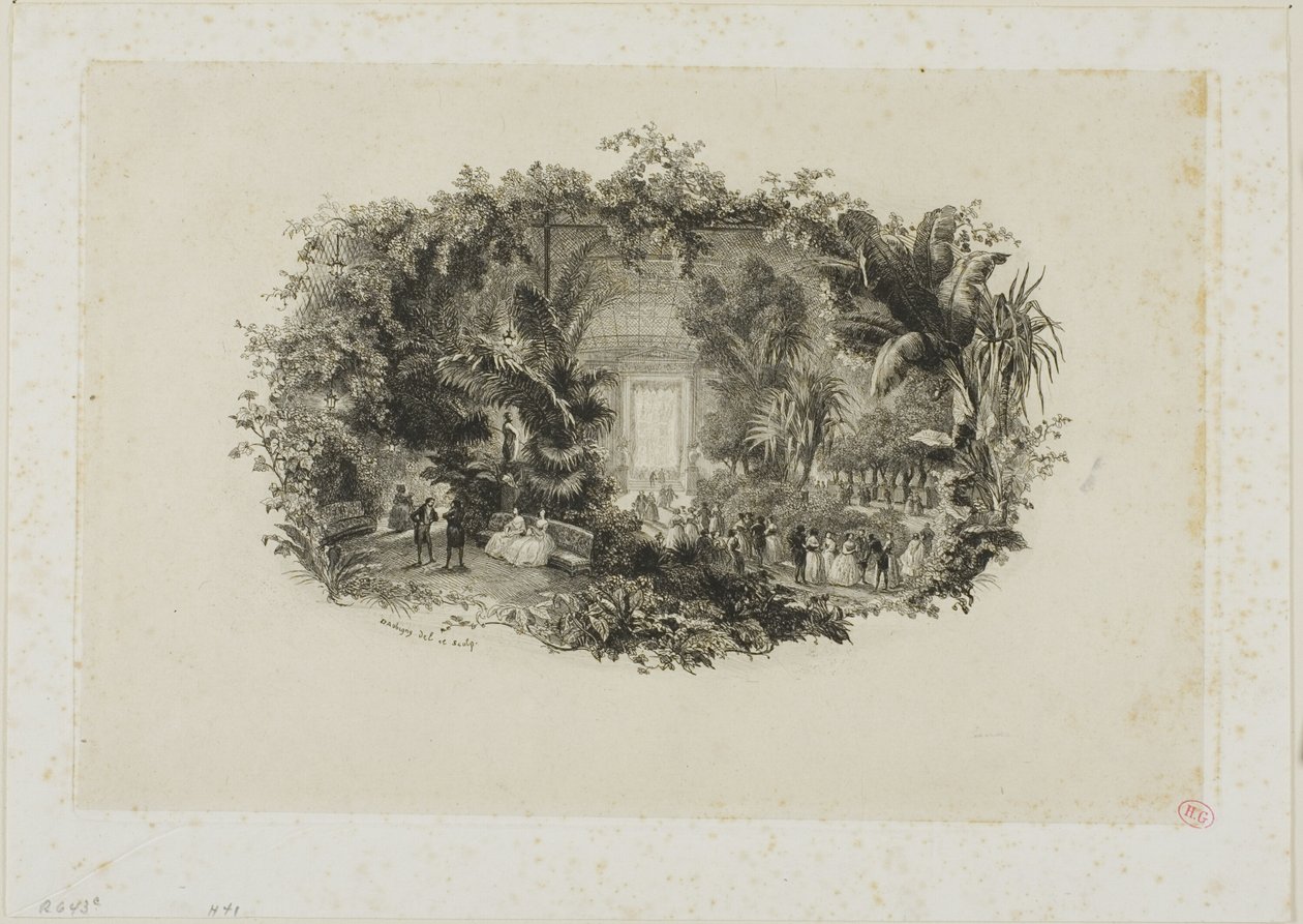 El jardín de invierno de Charles Francois Daubigny