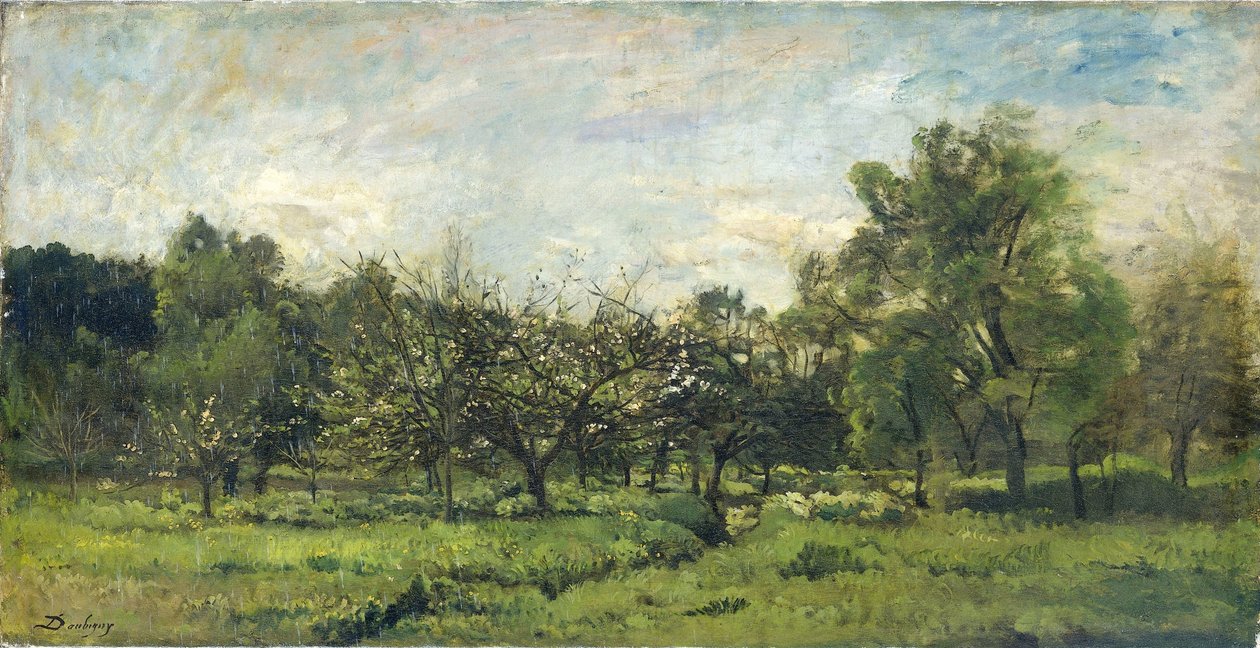 Huerto de Charles Francois Daubigny