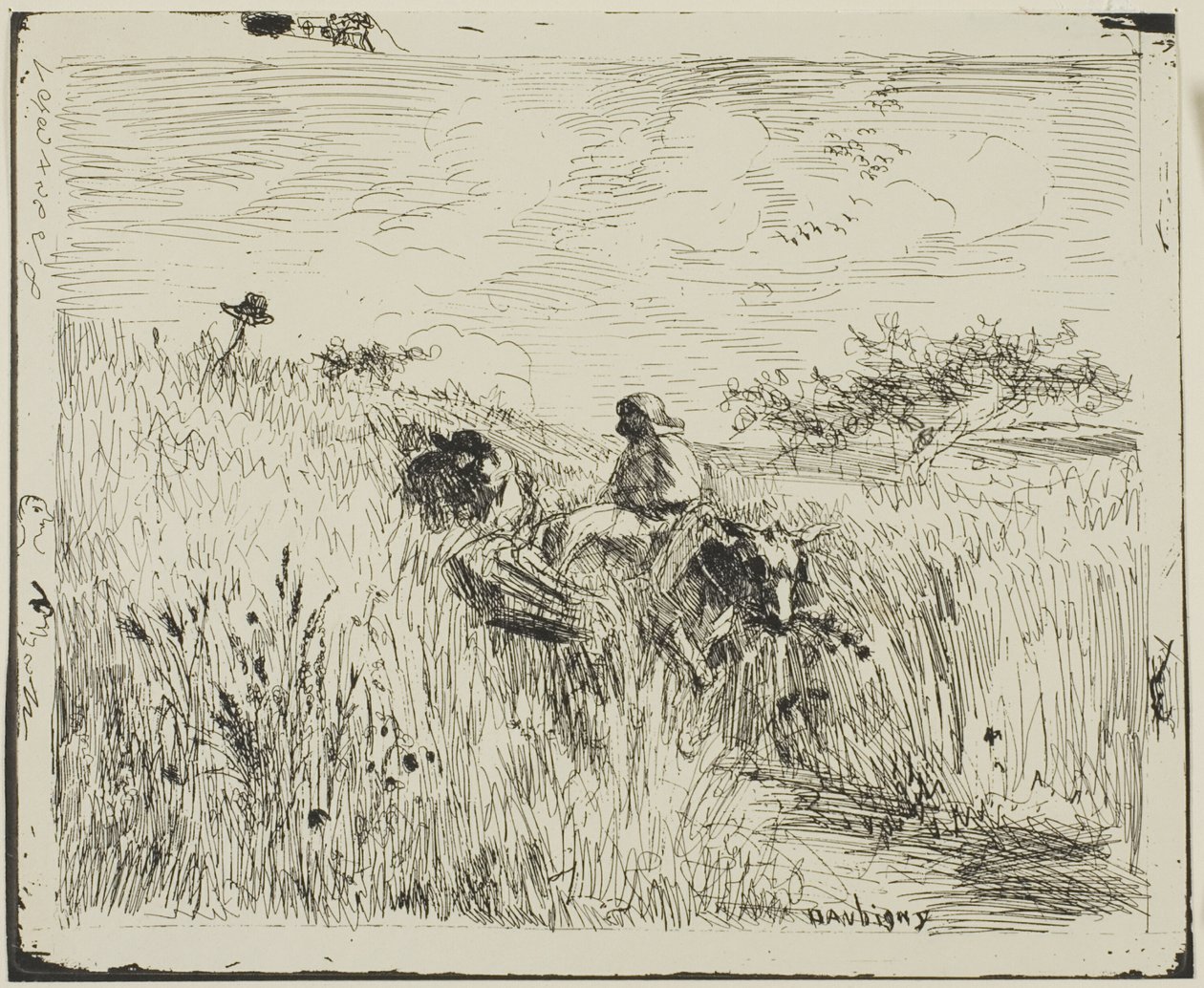 Camino a Través del Campo de Trigo de Charles Francois Daubigny