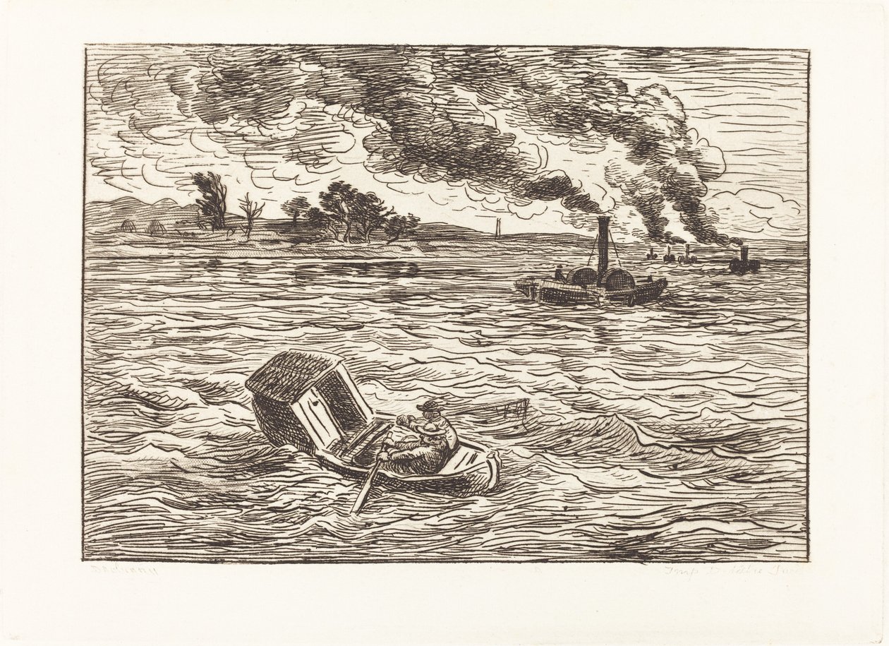 Barcos de vapor de Charles Francois Daubigny
