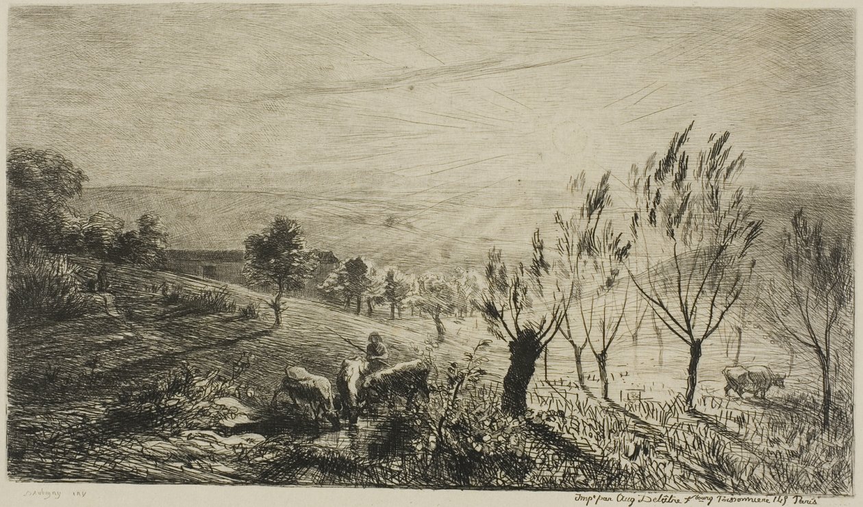Amanecer de Charles Francois Daubigny