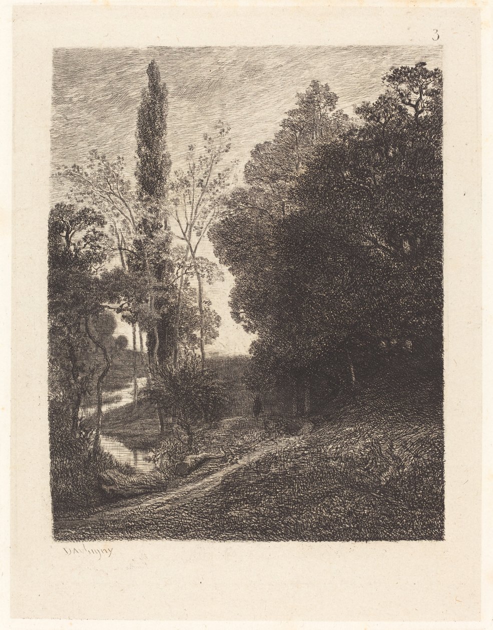 Las Orillas del Cousin de Charles Francois Daubigny