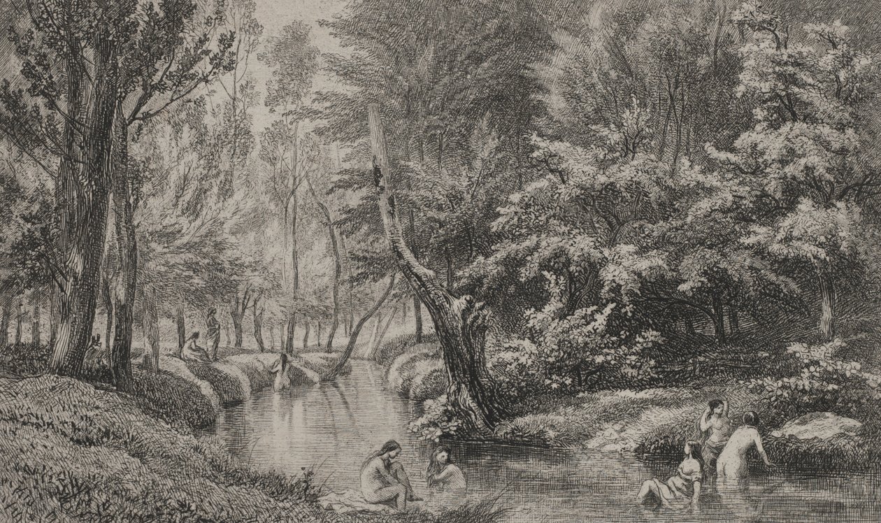 Los Bañistas de Charles Francois Daubigny