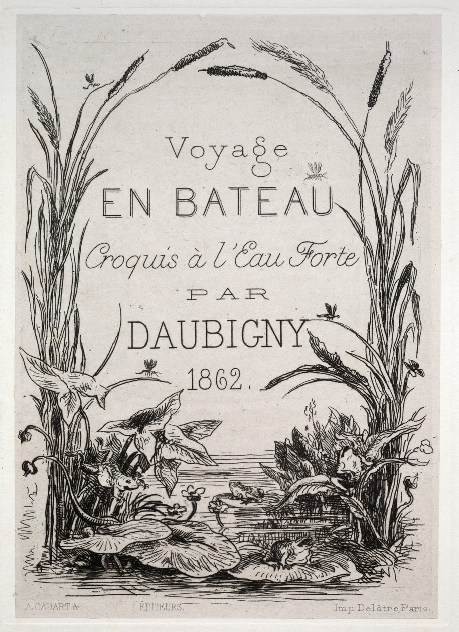 El viaje en barco de Charles Francois Daubigny