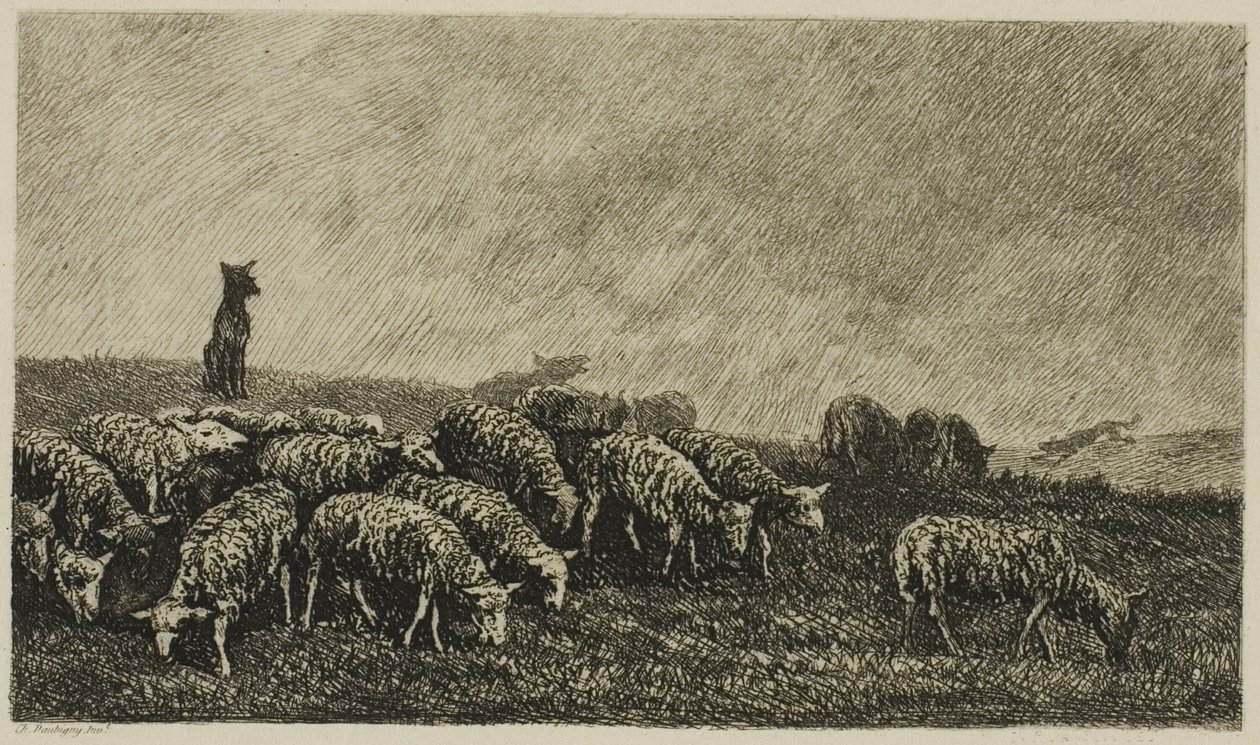 El reloj del perro de Charles Francois Daubigny