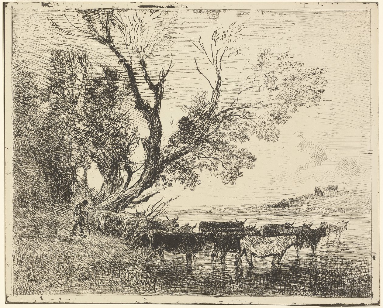 El Vado de Charles Francois Daubigny