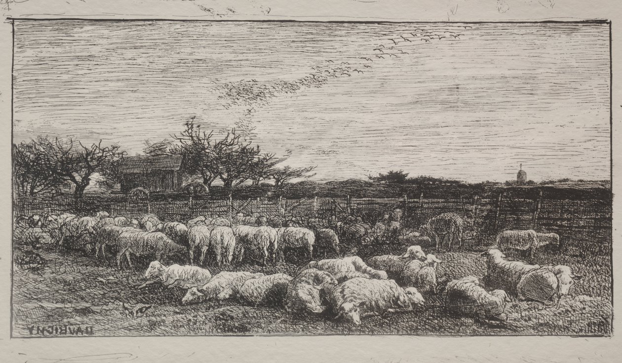 El gran redil de Charles Francois Daubigny
