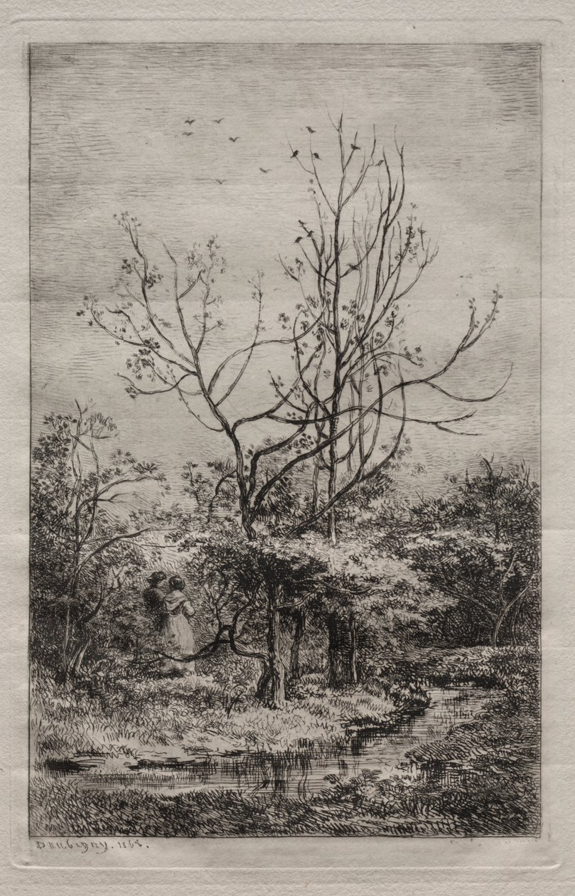 El huerto de Charles Francois Daubigny