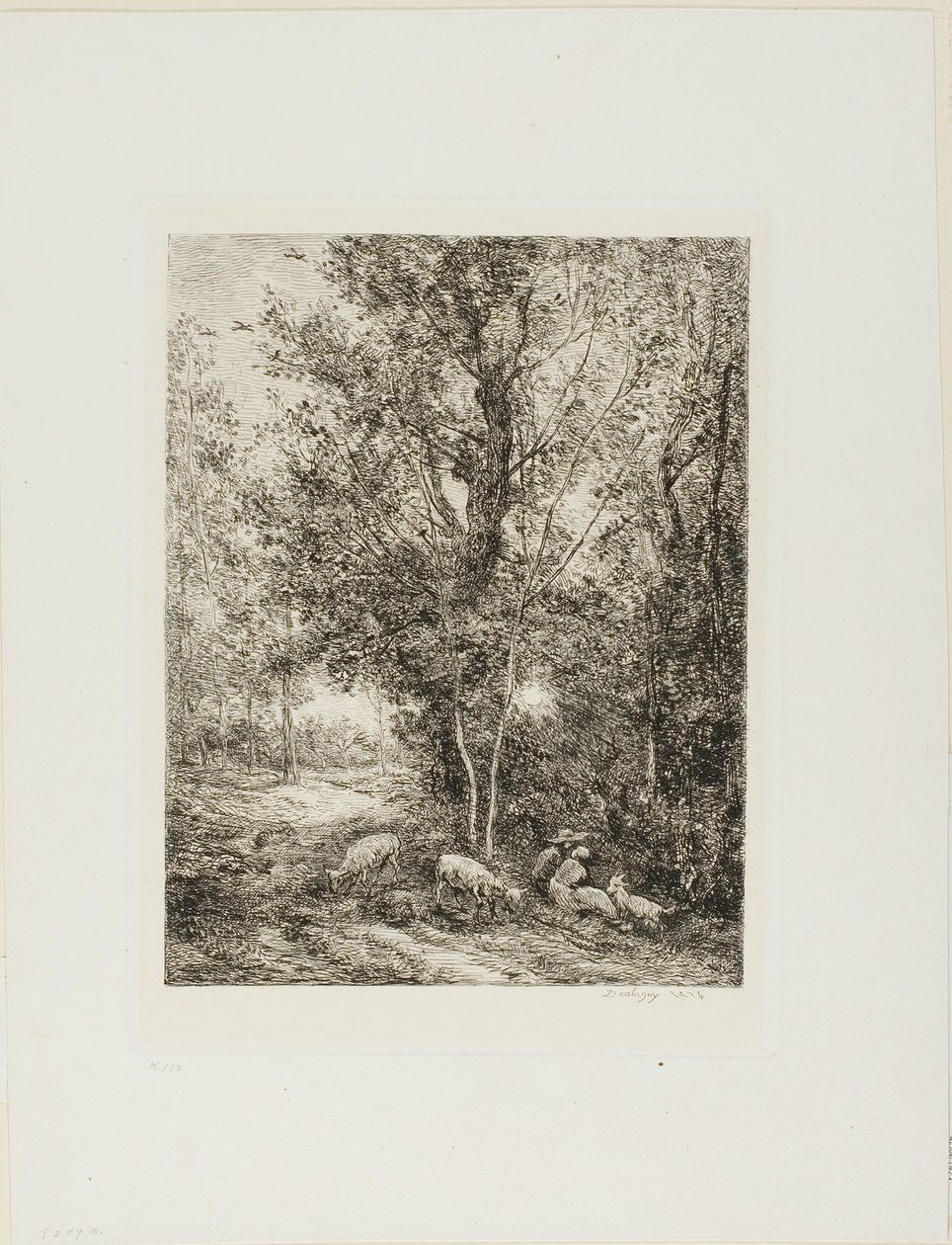 El pastor y la pastora de Charles Francois Daubigny