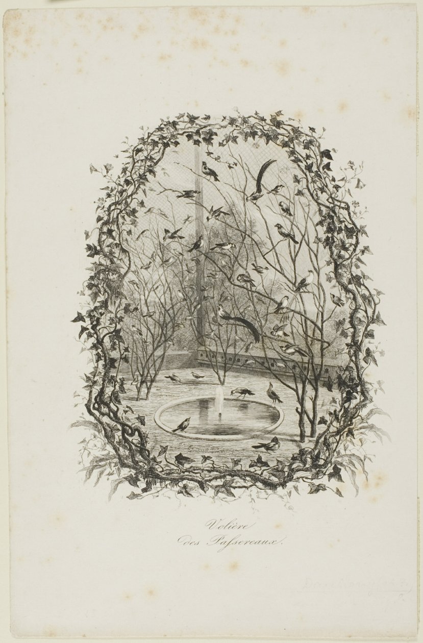 La pajarera de los gorriones de Charles Francois Daubigny