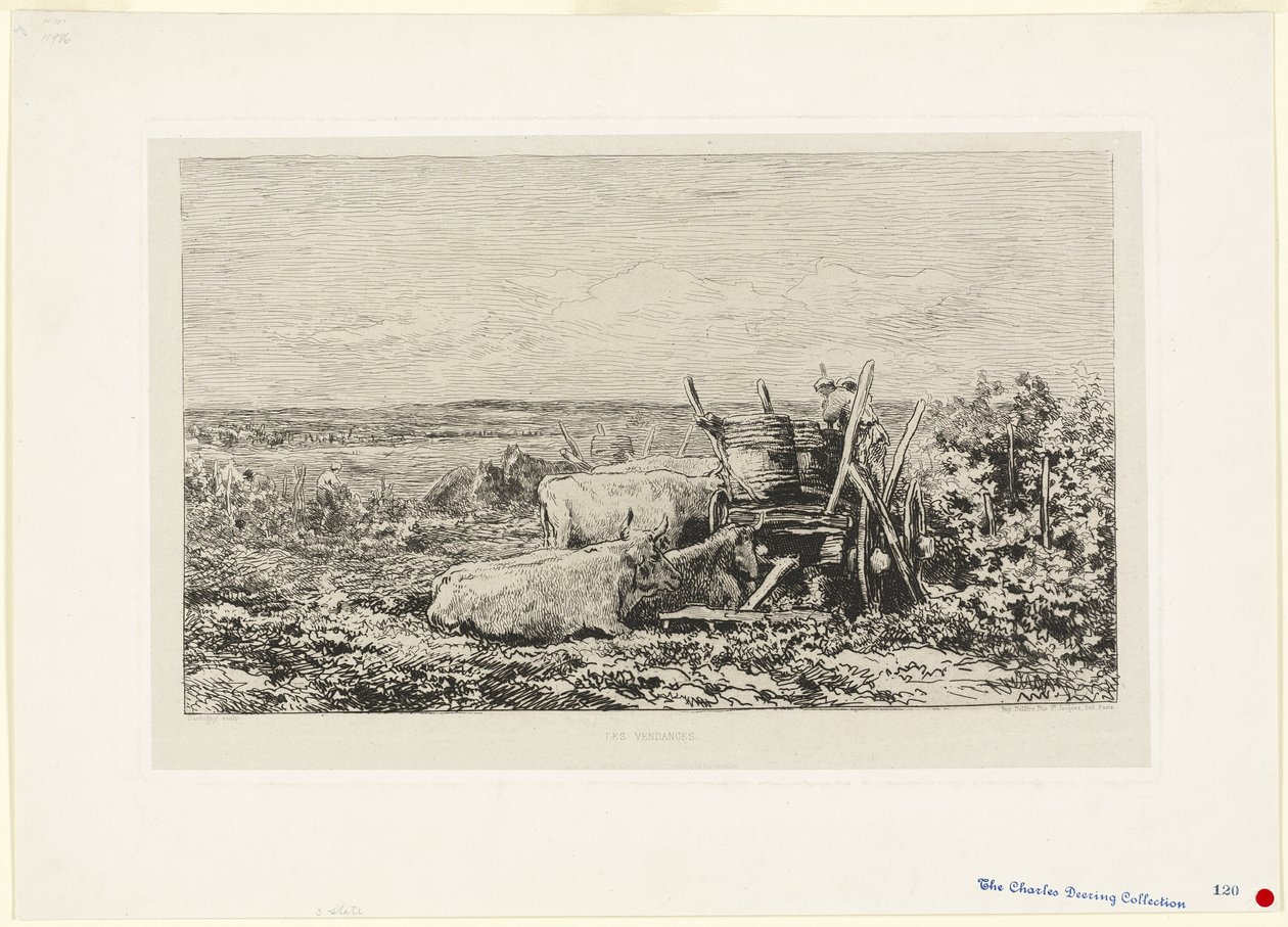 La Vendimia (Recuerdo del Morvan) de Charles Francois Daubigny