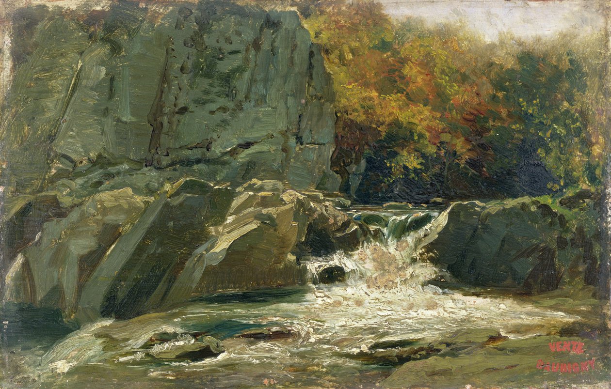 La cascada de Charles Francois Daubigny