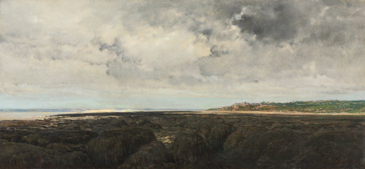 Villerville visto desde Le Ratier, 1855 de Charles Francois Daubigny