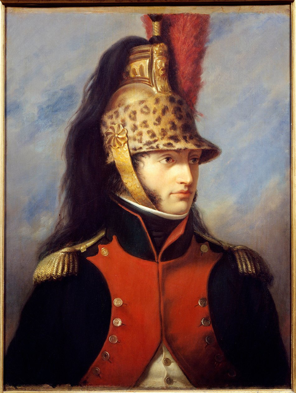 Retrato de Luis Bonaparte (1778-1846) en uniforme de coronel del 5º regimiento de dragones de Charles François Jalabert