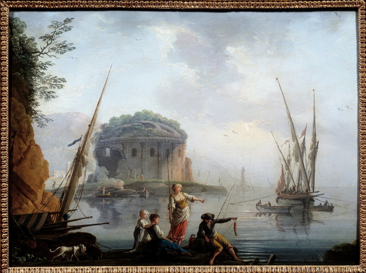 Marina de Charles Francois Lacroix de Marseille