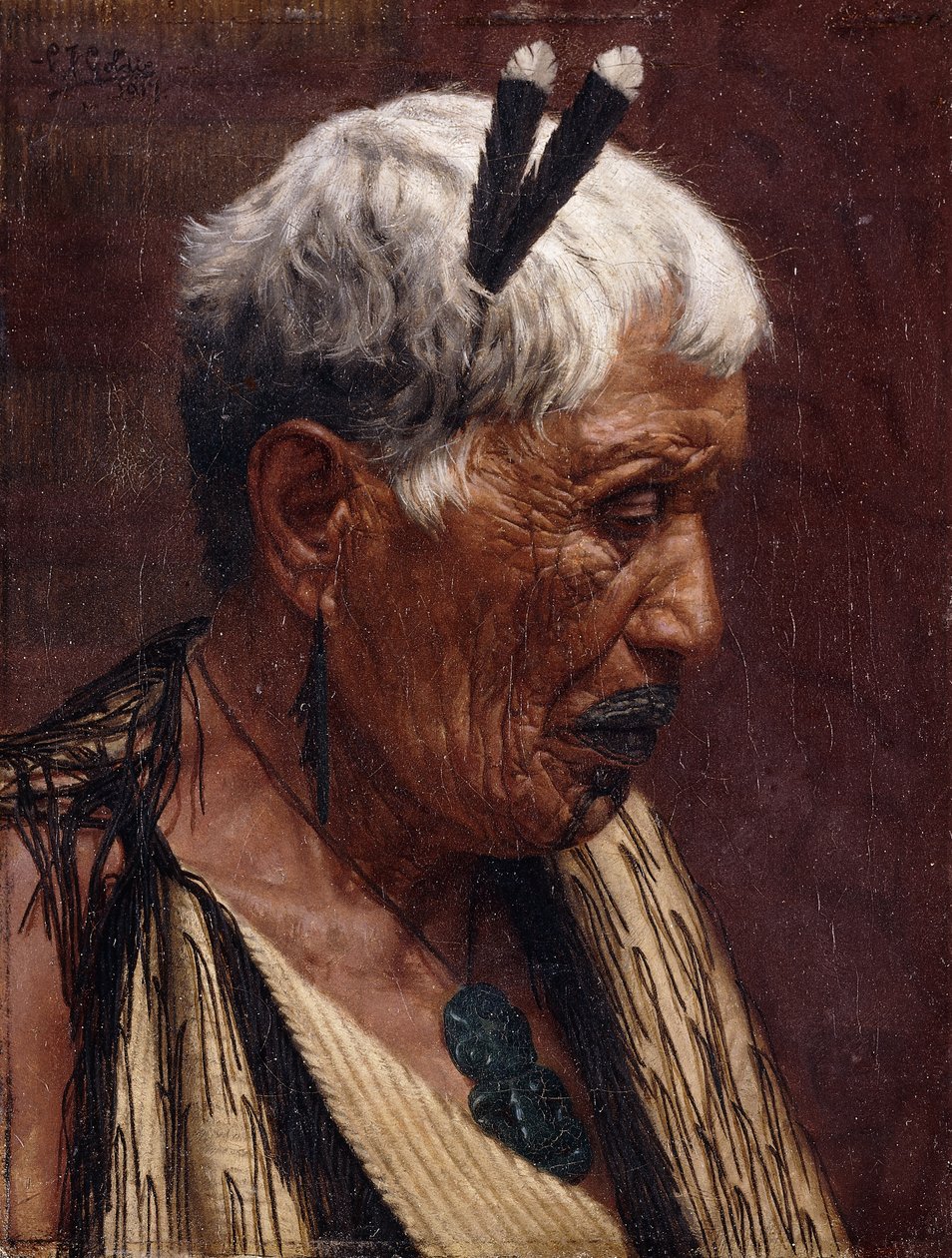 Mirando hacia atrás - Wiripine Ninia, una Jefa Ngatiawa de Charles Frederick Goldie