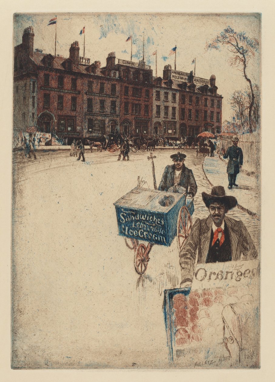 Bowling Green, 1910 de Charles Frederick William Mielatz