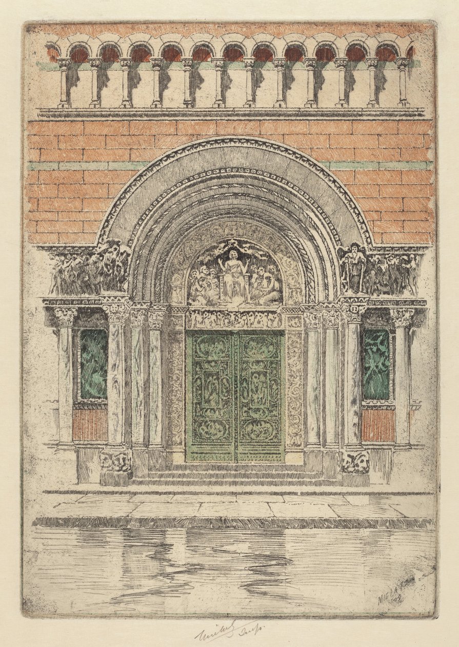 La puerta, San Bartolomé, 1909 de Charles Frederick William Mielatz